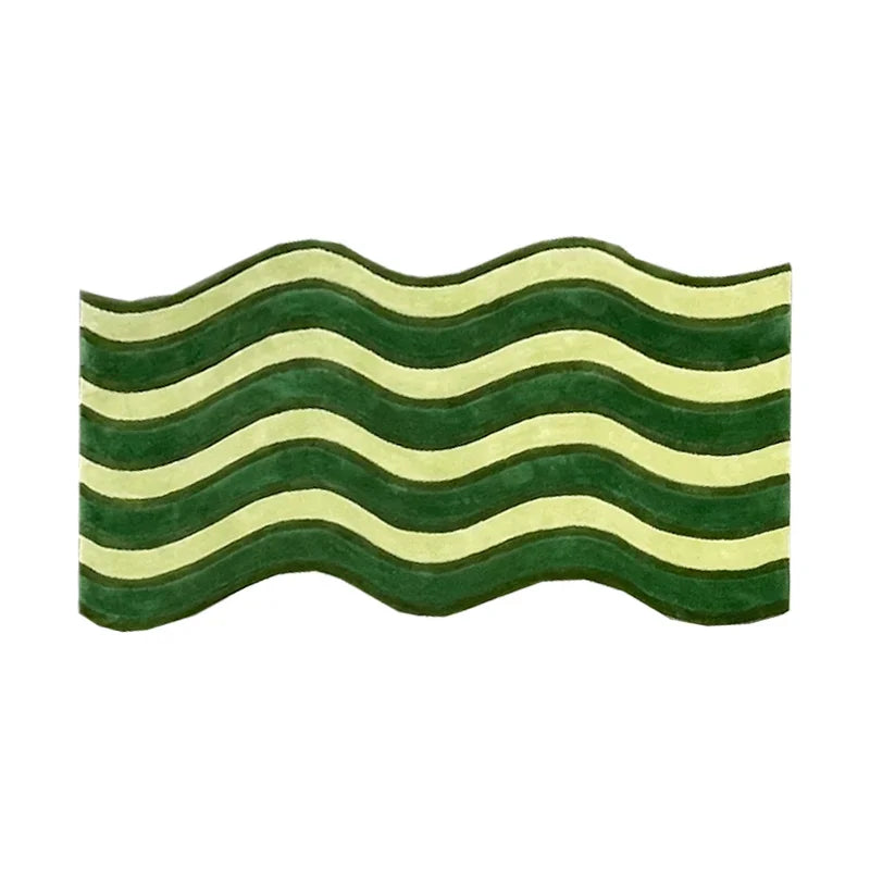 tapis arc en ciel vert 80x120cm