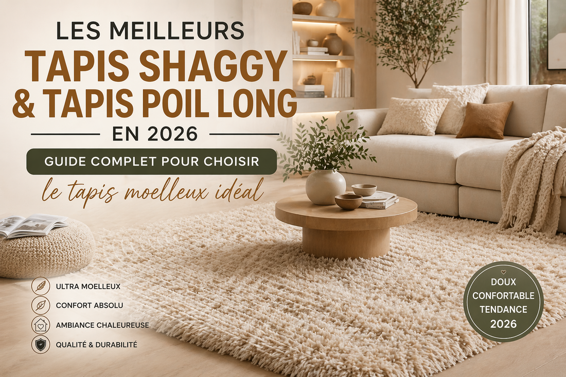 Meilleurs Tapis Shaggy & Poil Long 2026 : Guide Complet
