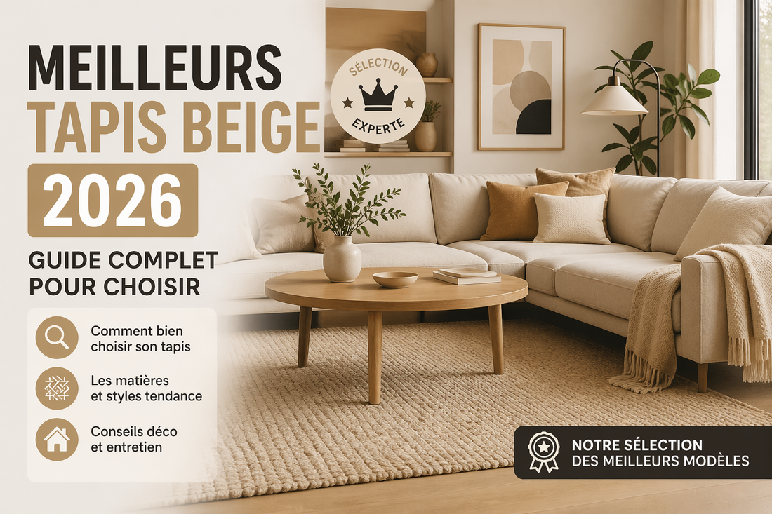 Meilleurs Tapis Beige 2026 : Guide Complet pour Choisir