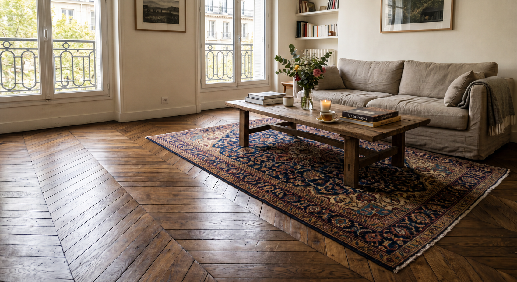 Tapis et parquet ancien : comment sublimer un sol de caractère sans l'abîmer