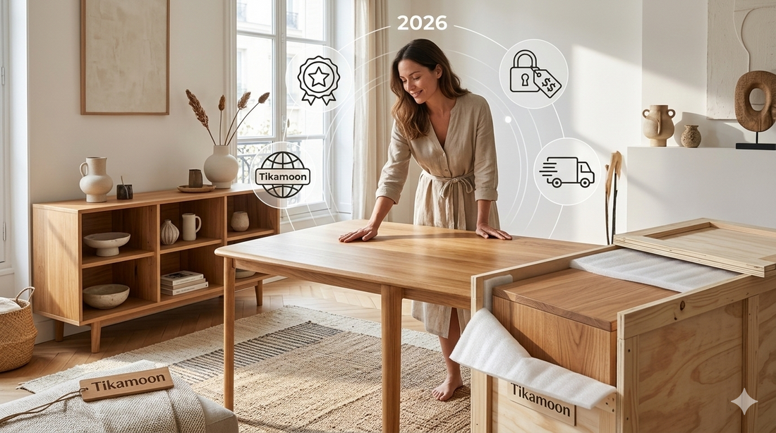 Tikamoon avis 2026 : meubles en bois massif, prix, qualité et livraison