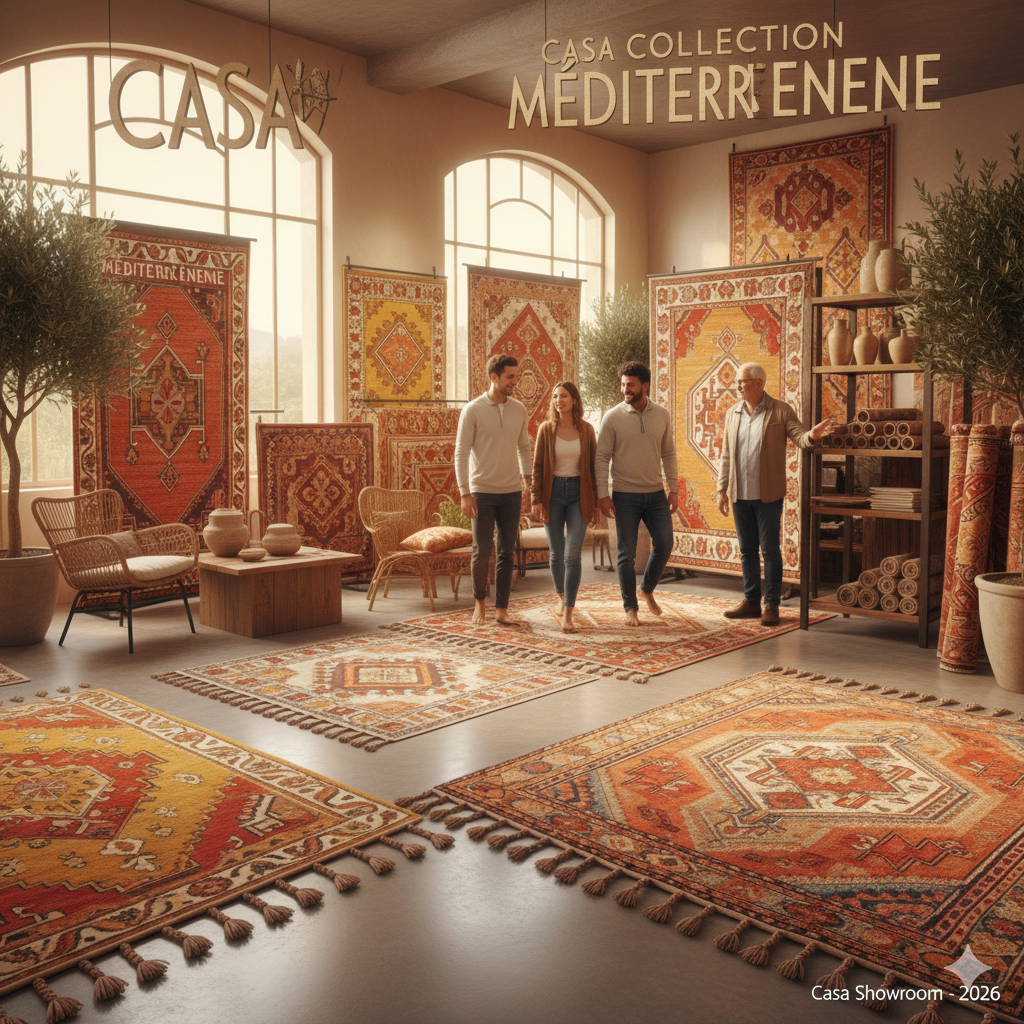Tapis Casa : Design Méditerranéen & Qualité Italienne en 2026