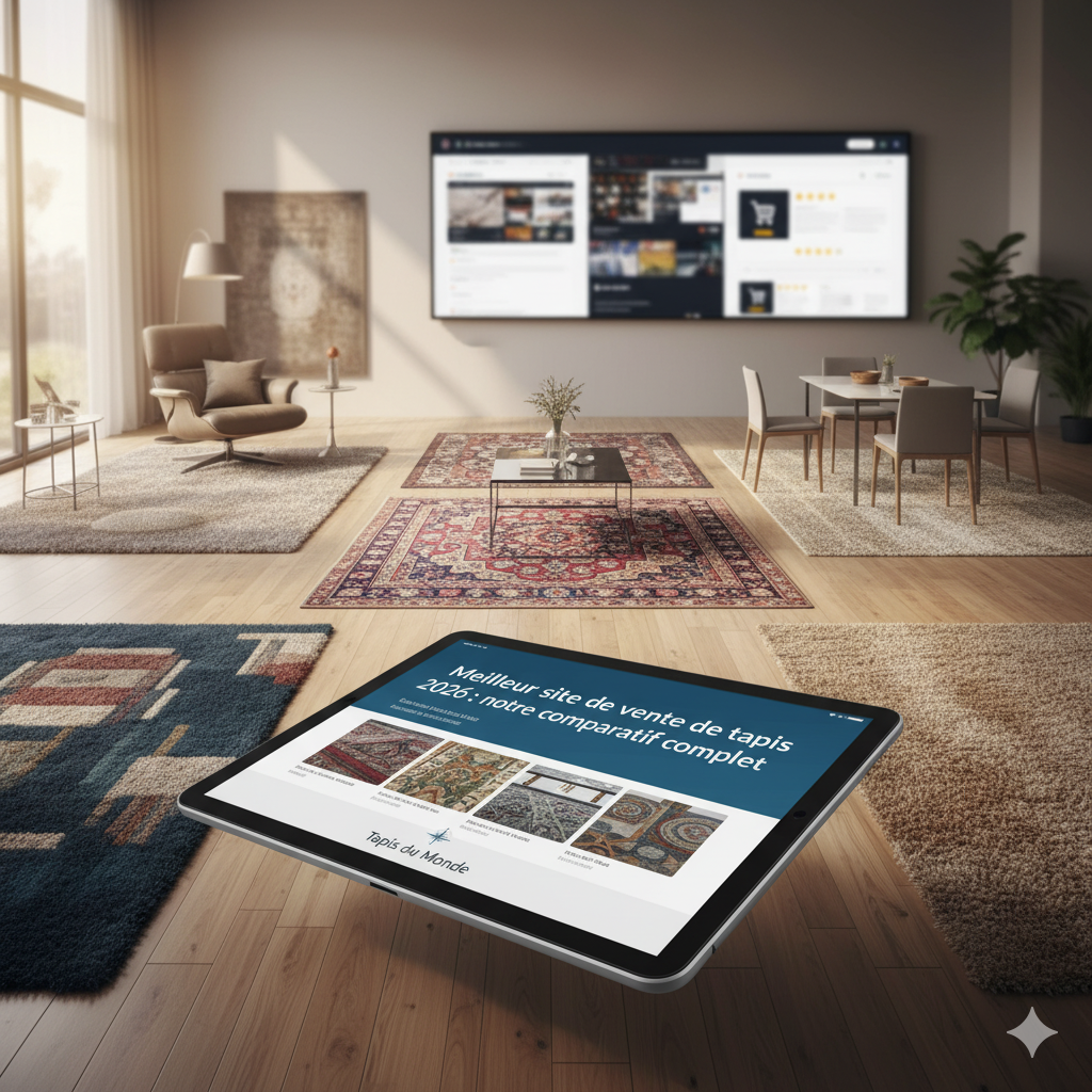 Meilleur site de vente de tapis 2026 : notre comparatif complet
