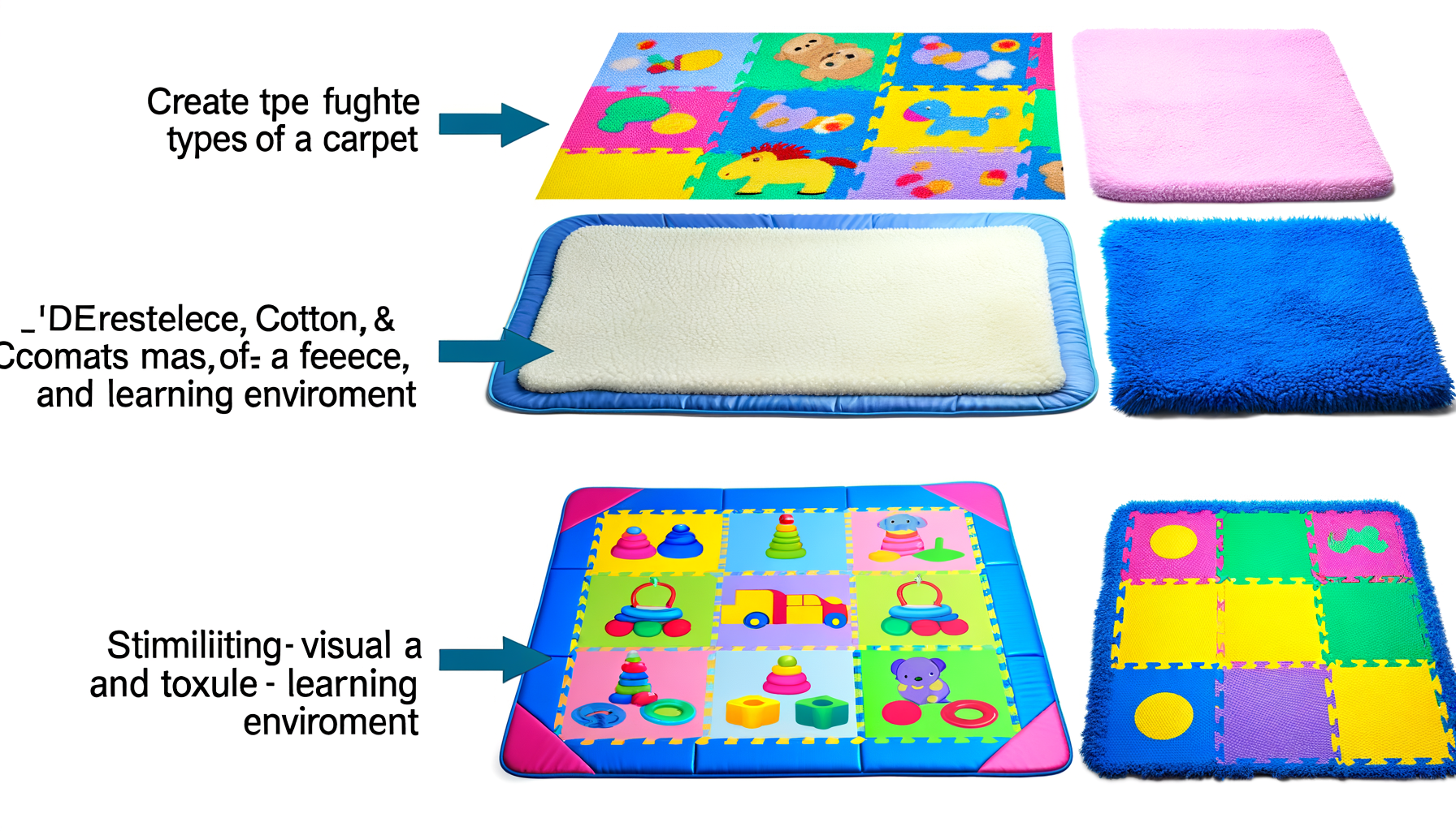 Quelle matière de tapis pour l'éveil de bébé ?