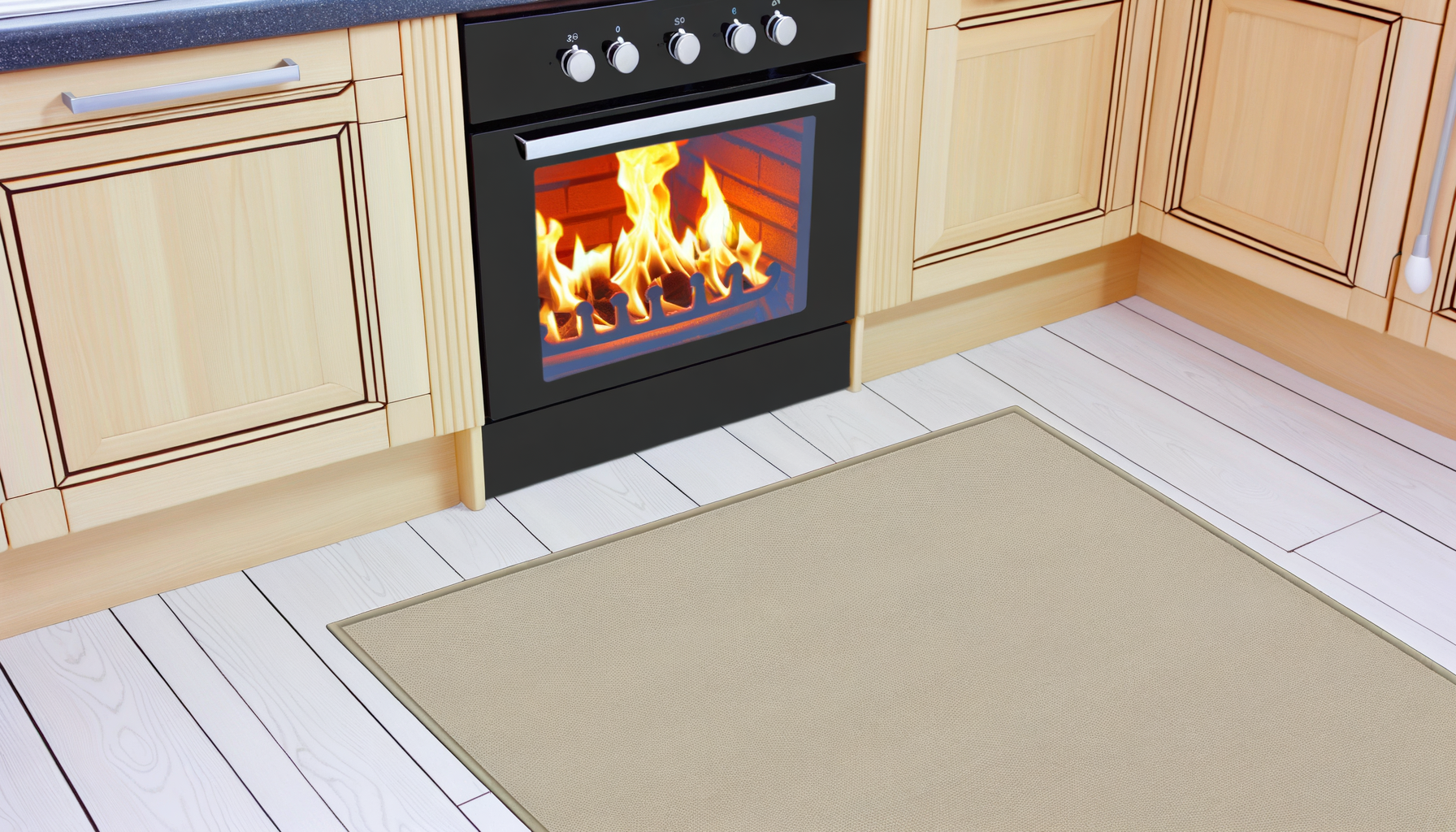 Les tapis de cuisine sont-ils résistants au feu ?