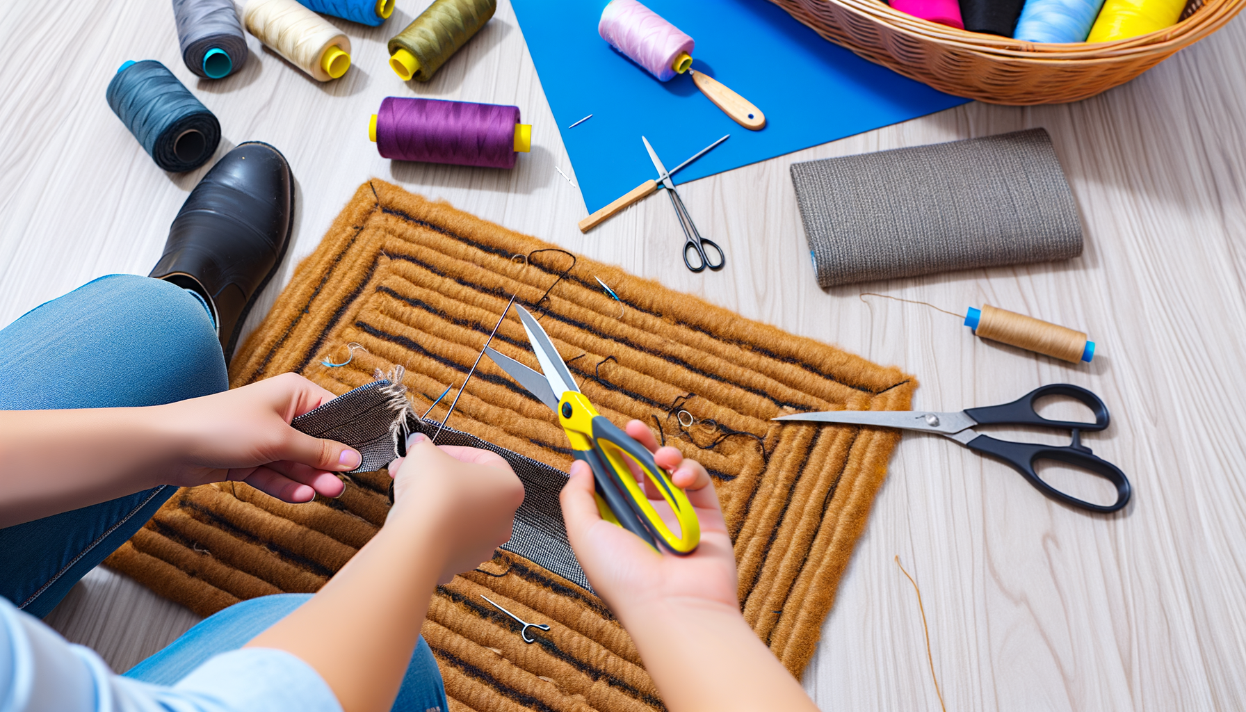 Comment éviter qu'un paillasson ne s'effiloche ?