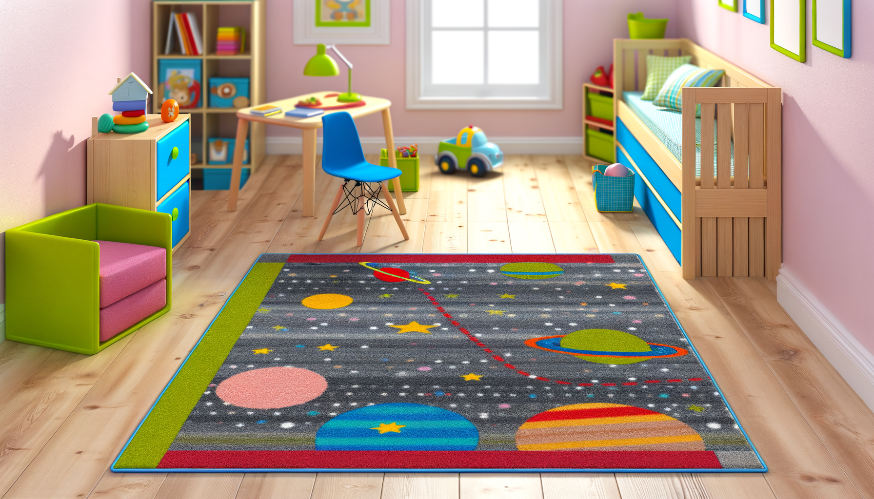 Quel tapis pour une petite chambre d'enfant ?
