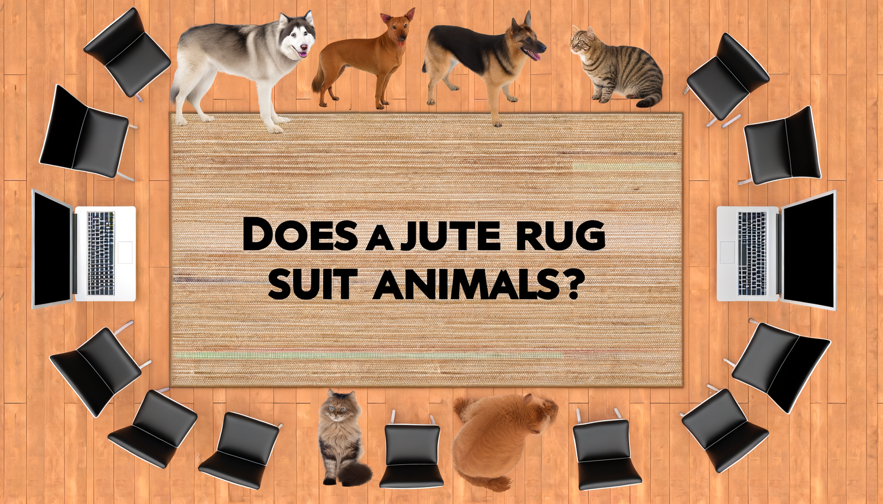 Le tapis en jute convient-il aux animaux ?