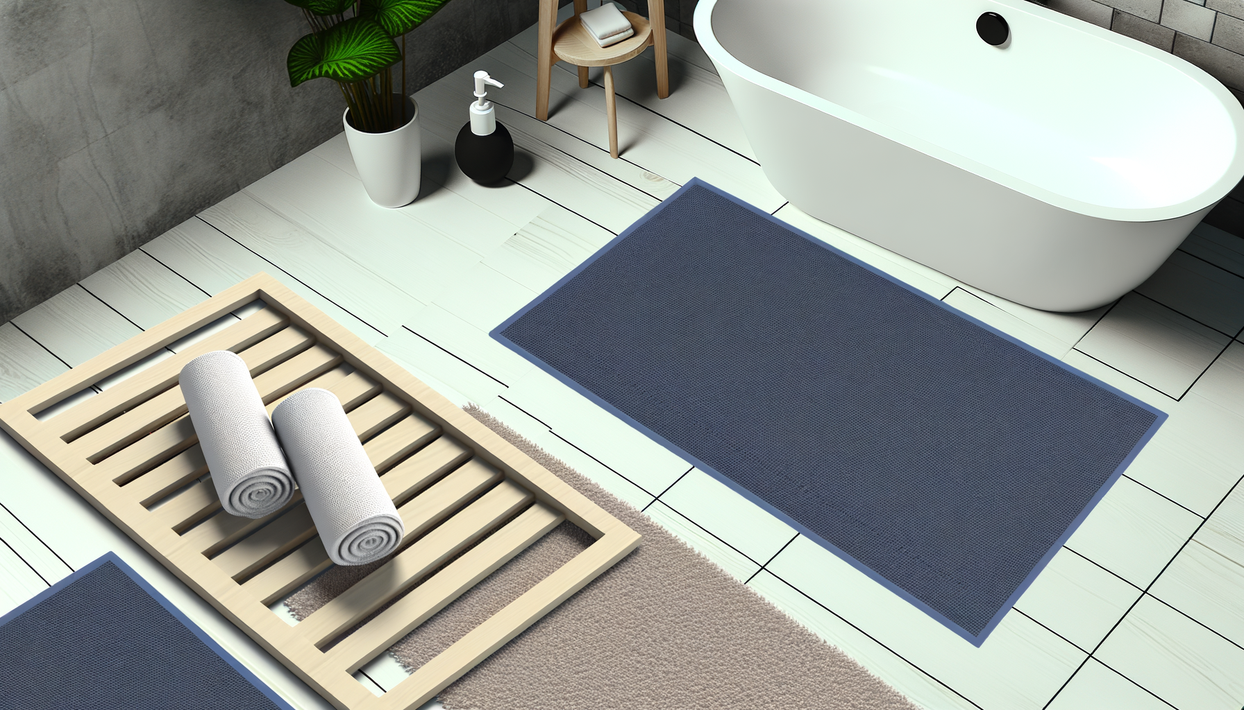 Quelle est la meilleure matière pour un tapis de bain ?