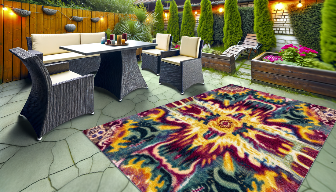 Quel tapis pour un salon de jardin en résine ?