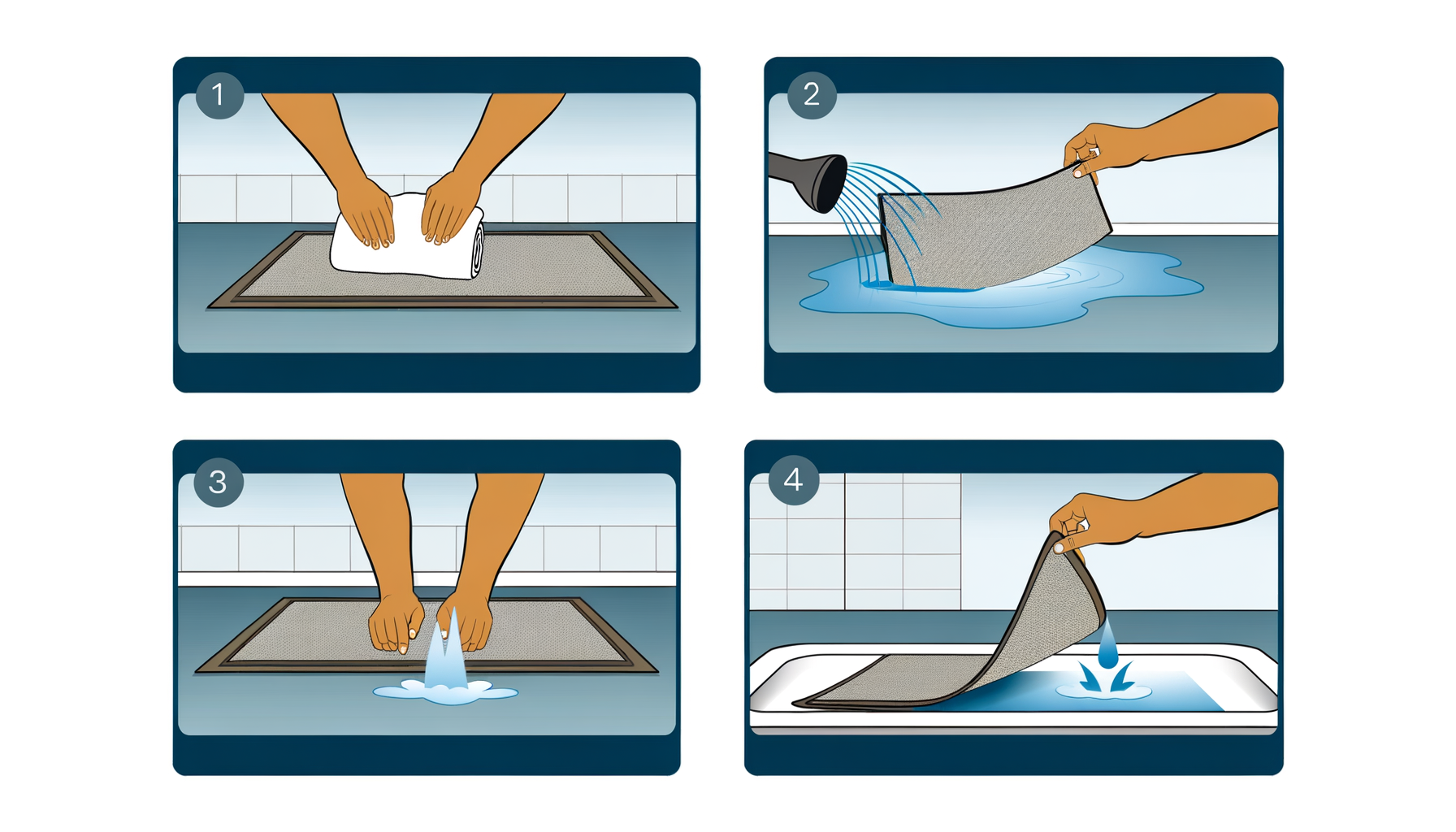 Comment faire sécher un tapis de bain rapidement ?