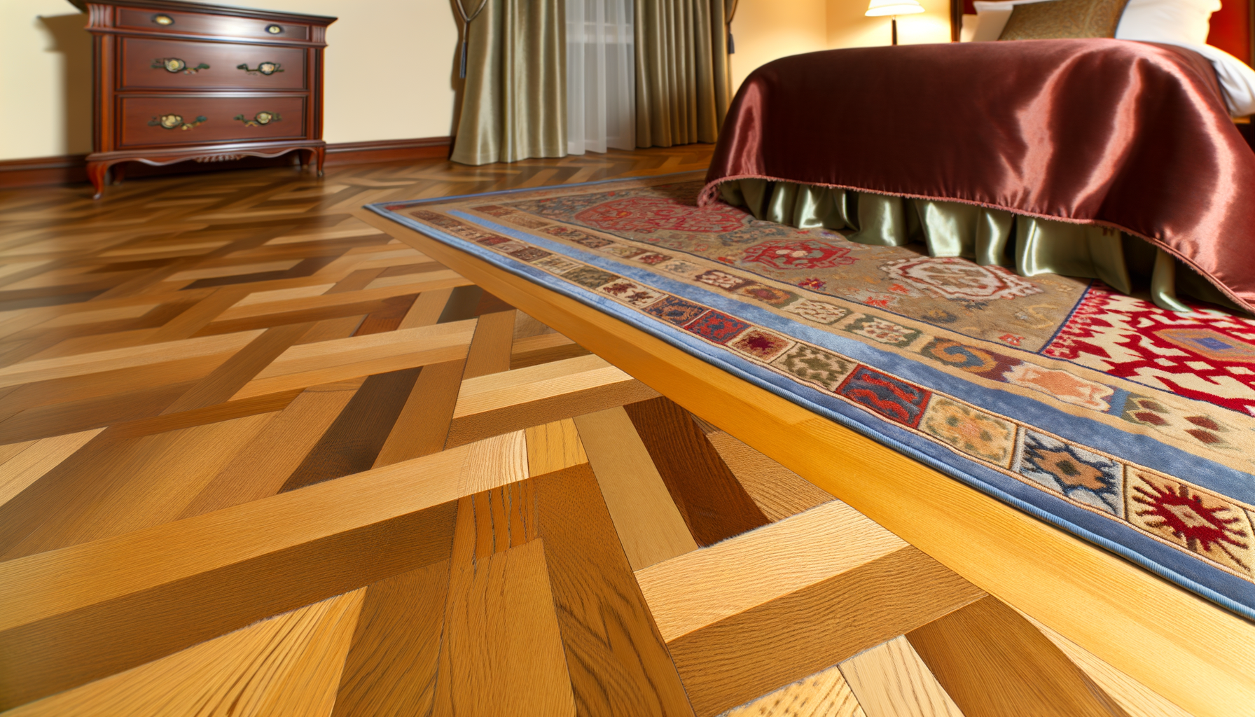 Quel tapis pour une chambre avec parquet ?