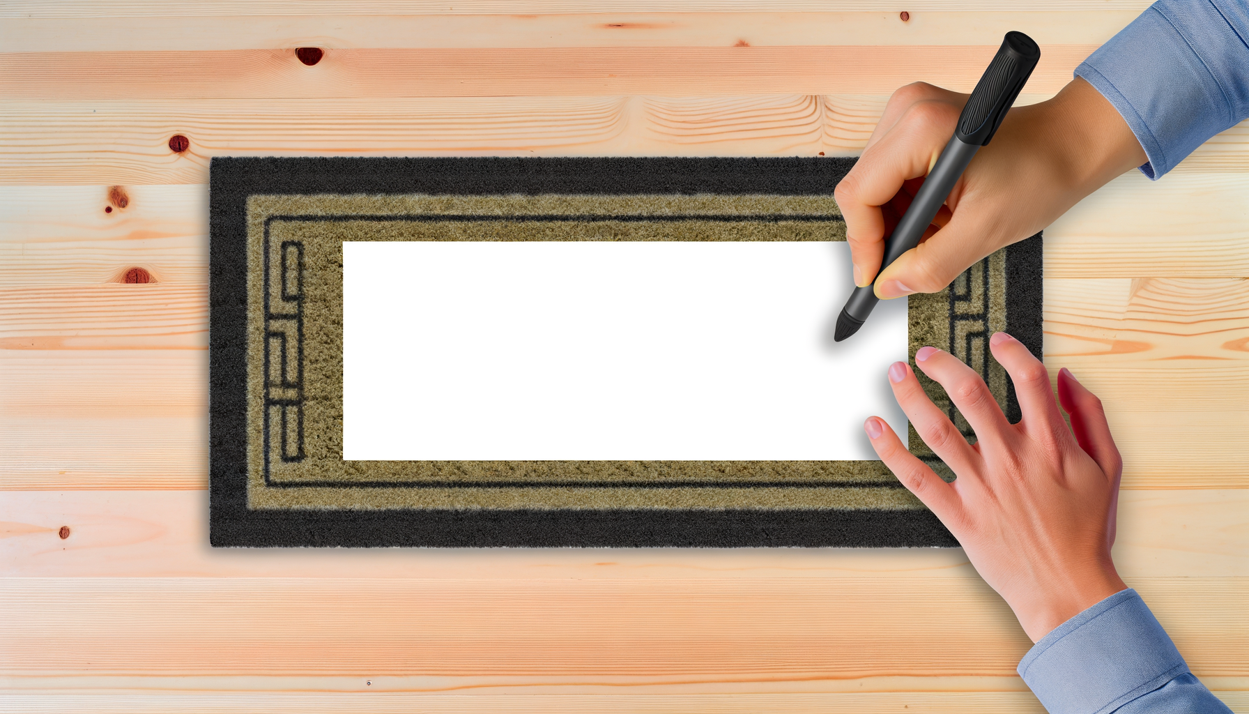 Peut-on personnaliser son tapis d'entrée ?