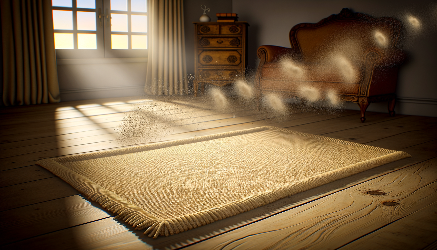 Pourquoi mon tapis en jute fait de la poussière ?