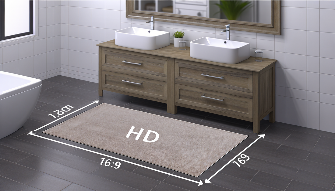 Quelle taille de tapis pour une double vasque ?