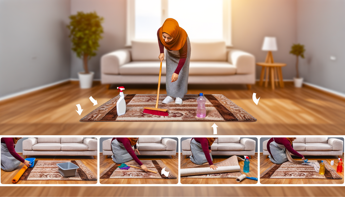 Comment nettoyer un tapis de salon sans machine ?