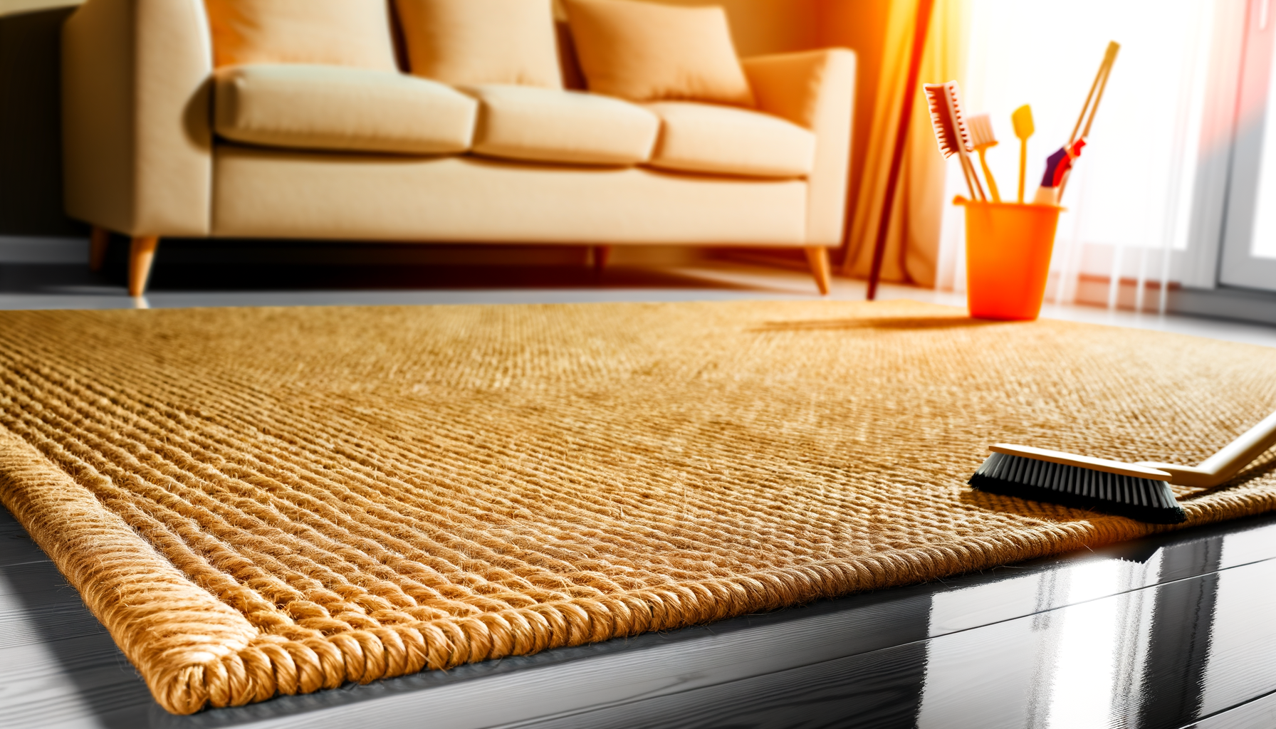 Est-ce qu'un tapis en jute est difficile à entretenir ?