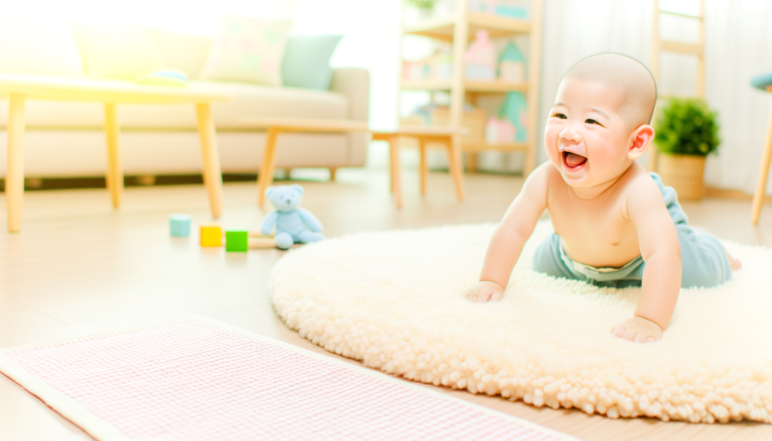 Un tapis en coton est-il mieux pour bébé ?