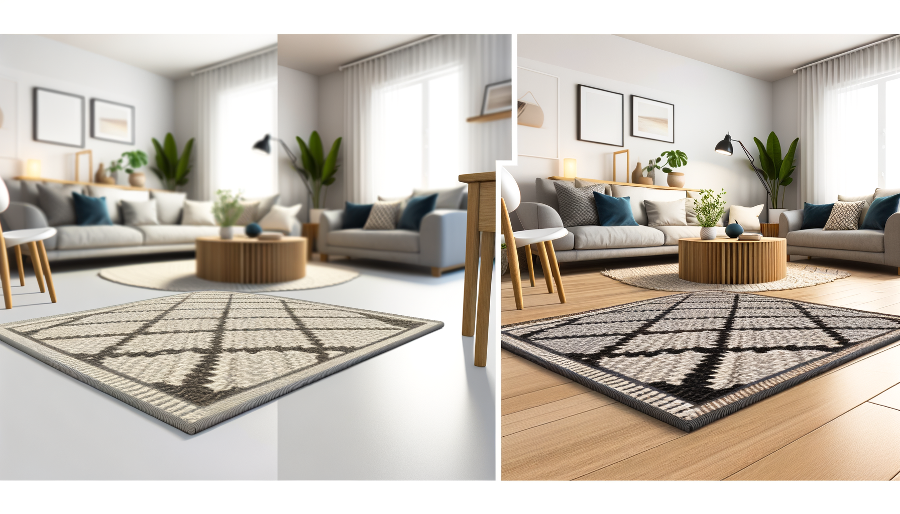 Quel tapis pour agrandir un petit salon ?