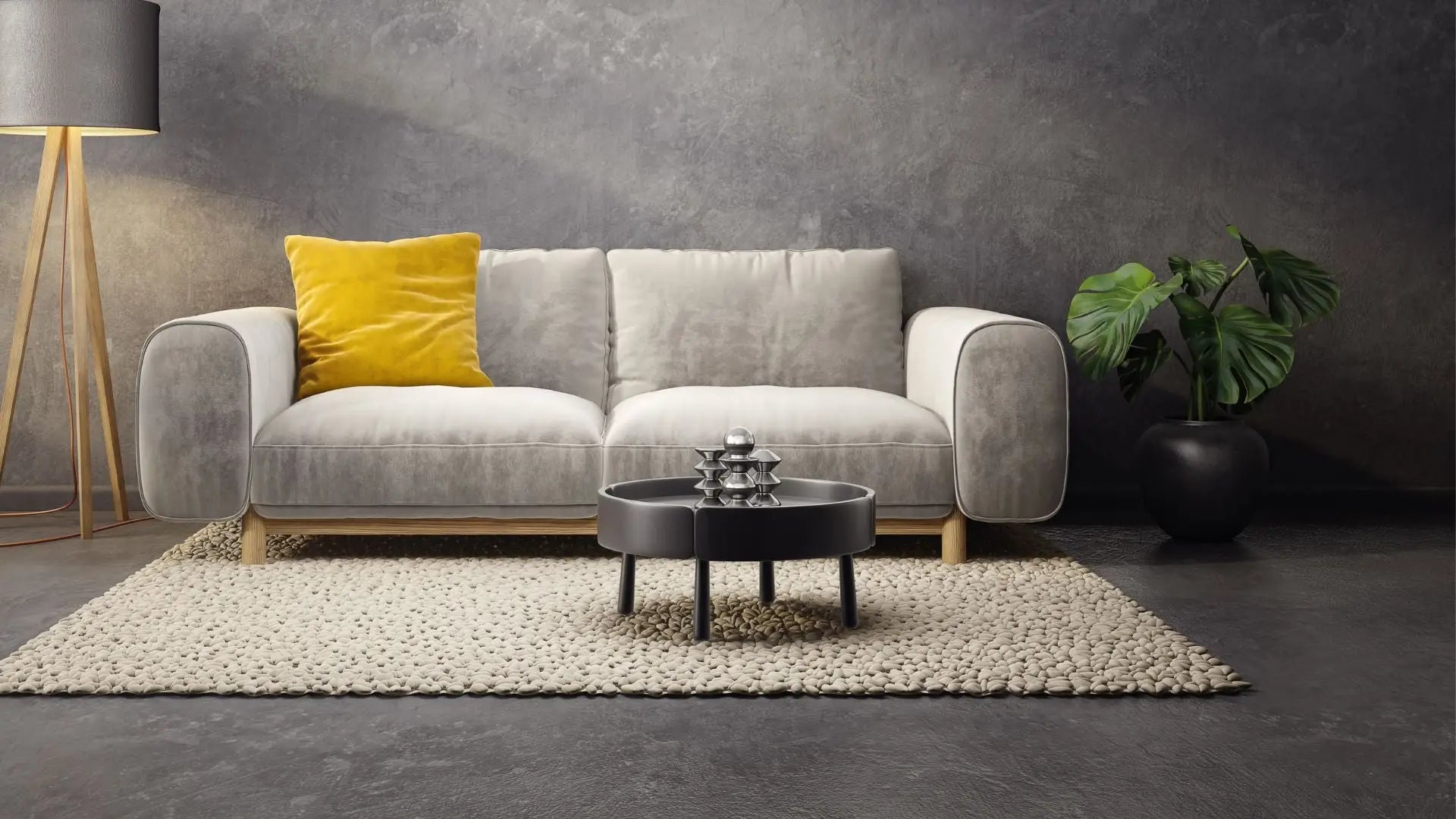 Quelle est la règle concernant les tapis dans un salon ?