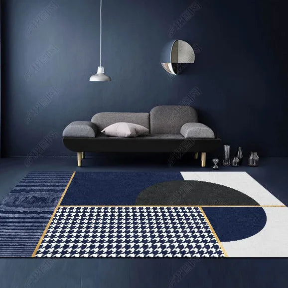 Tapis Bleu Salon