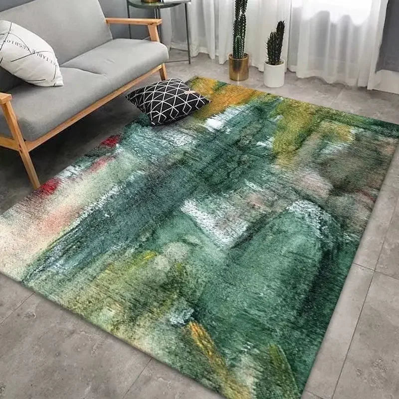 Tapis Salon Vert