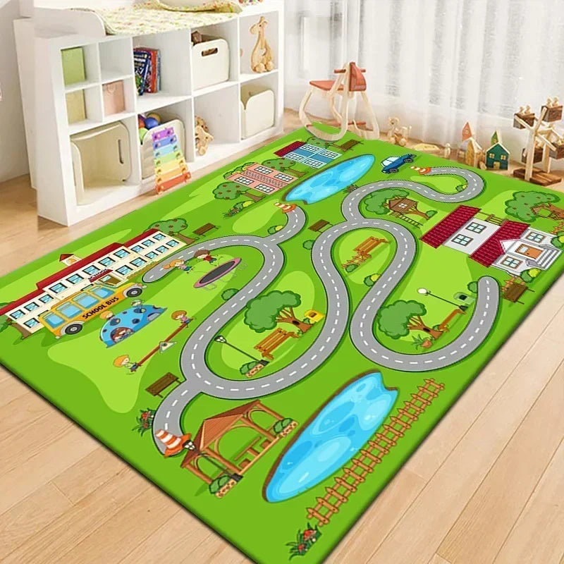 Tapis de Jeu Circuit Voiture