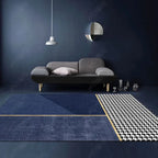 Tapis Salon Bleu