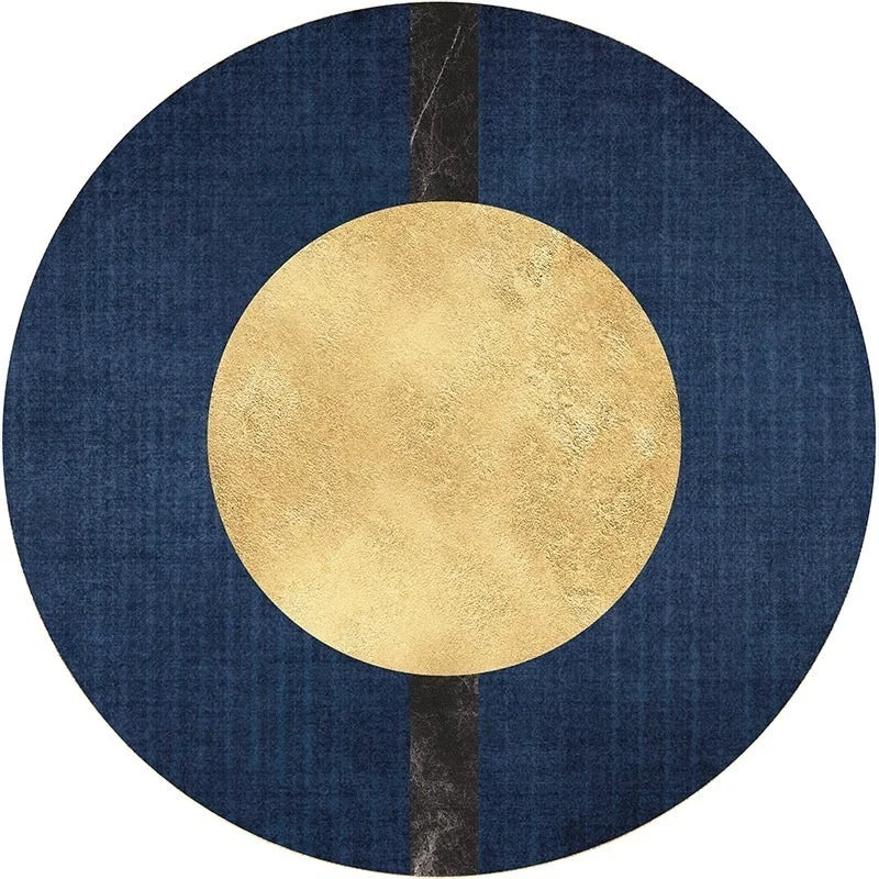 Children’s room game non slip carpet Chinese crane round living bed bath small home decoration