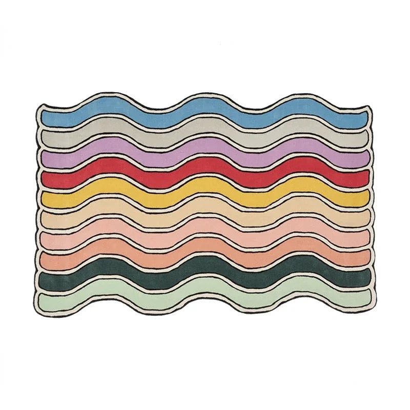 grand tapis arc en ciel 80x120cm
