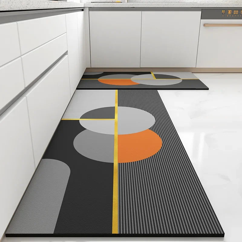 grand tapis cuisine vinyle GU1395 P / 1pc(50x80cm 50x120cm