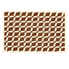 grand tapis de salon damier 60x90cm