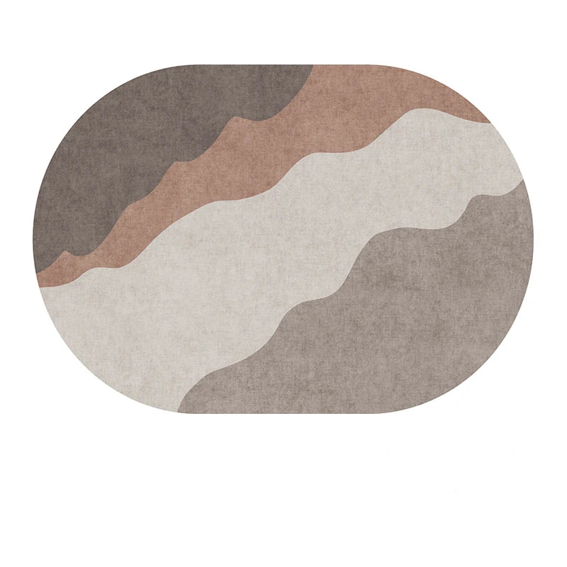 grands tapis forme ovale 80x120cm