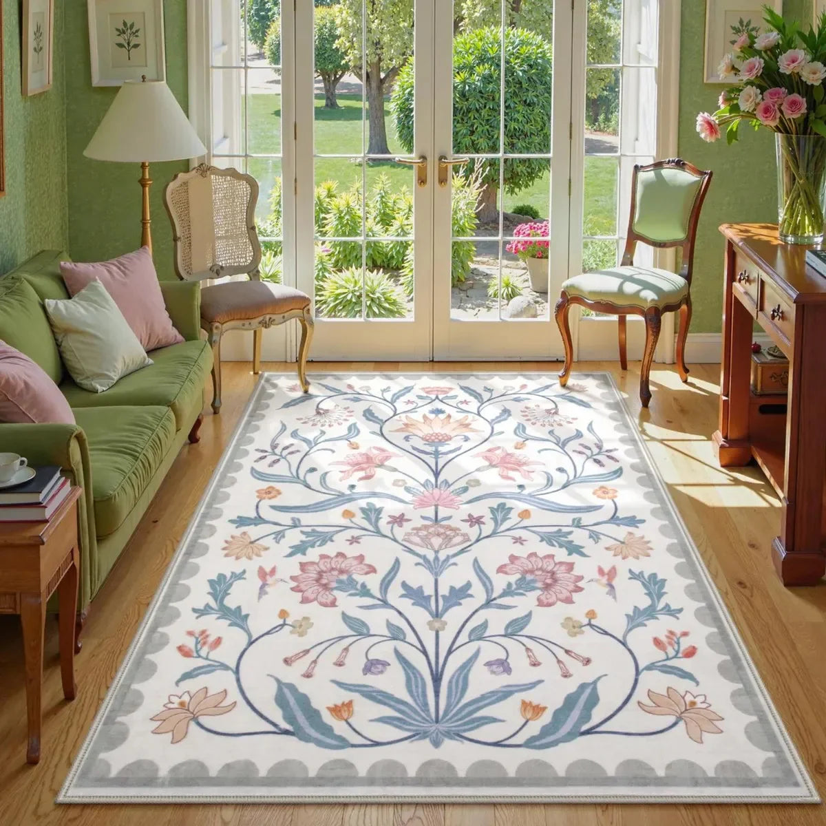 le tapis de fleurs