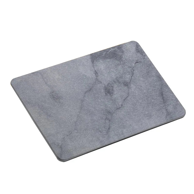 Marble Bathroom Mat Quick Dry Diatomite Mat Large Diatomaceous Earth Bathroom Rug Ultra Absorbent Foot Mat Chemical