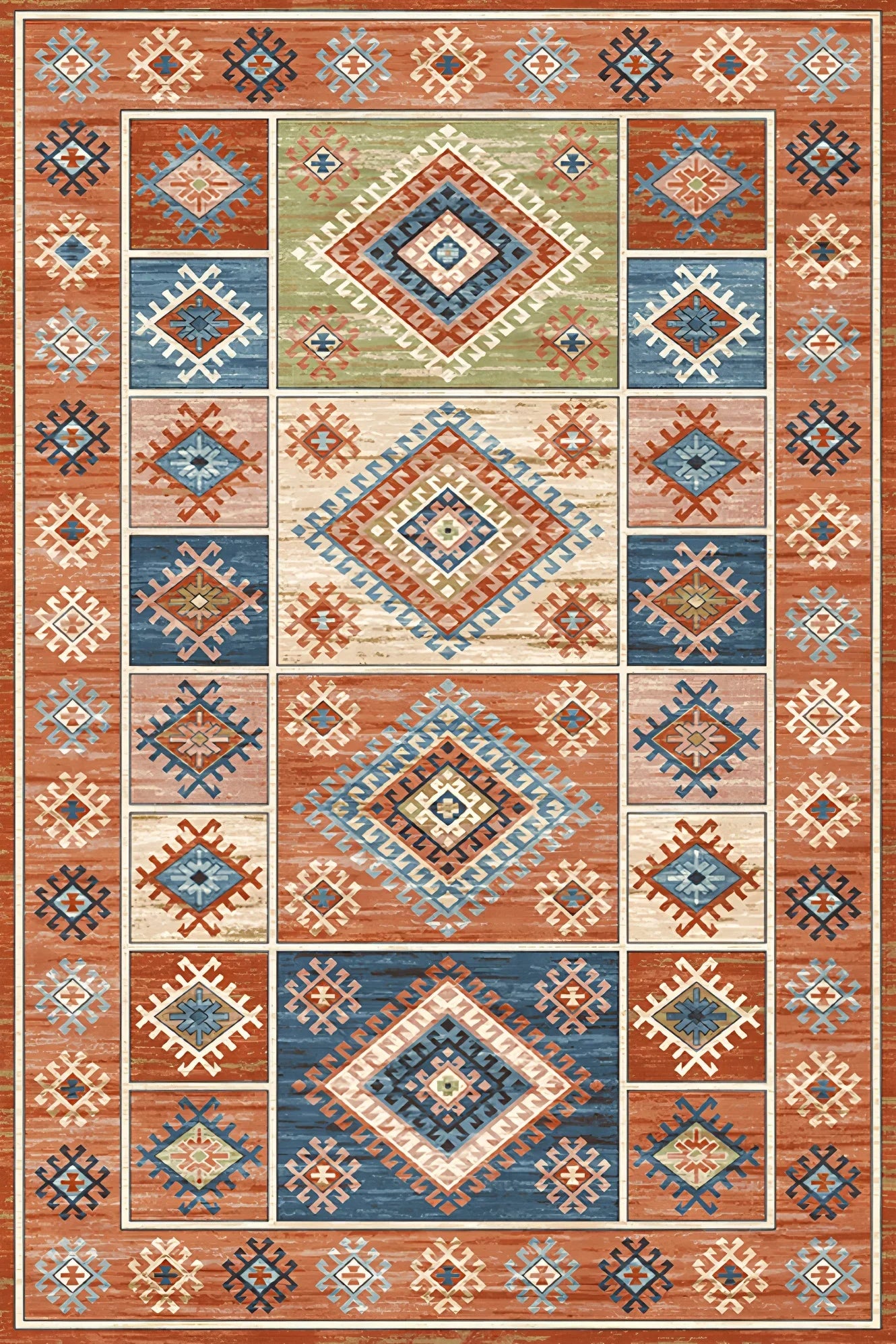 motif tapis perse 40x60cm