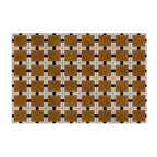 petit tapis damier 50x80cm