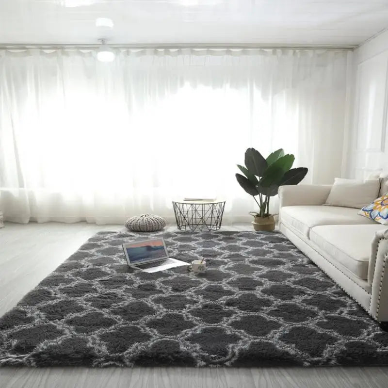 tapis à long poil 80x120cm
