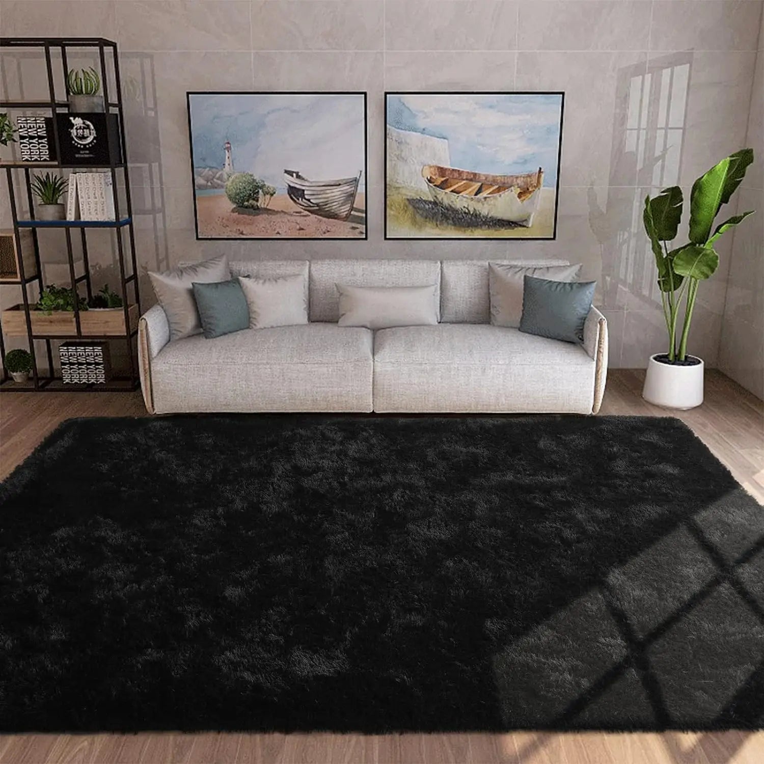 tapis à poils longs