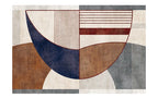 tapis abstrait multicolore 60x90cm