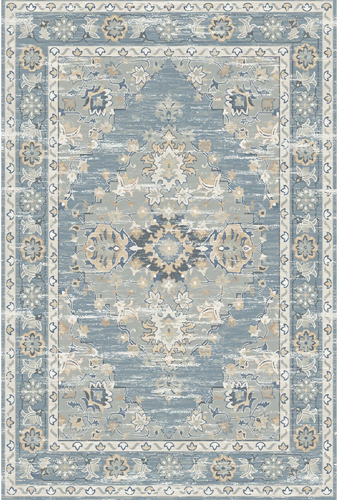 tapis afghan ancien 40x60cm