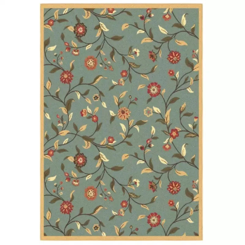tapis anglais fleuri 40x60cm