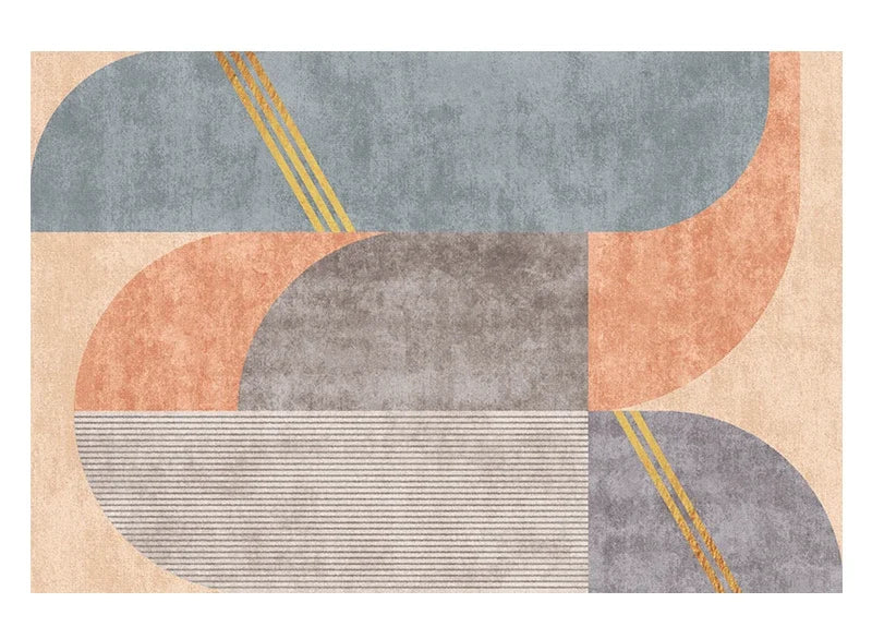 tapis art abstrait 60x90cm