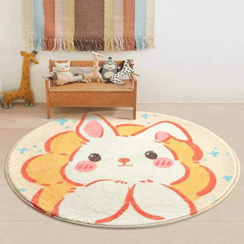 tapis bébé lapin 80cm
