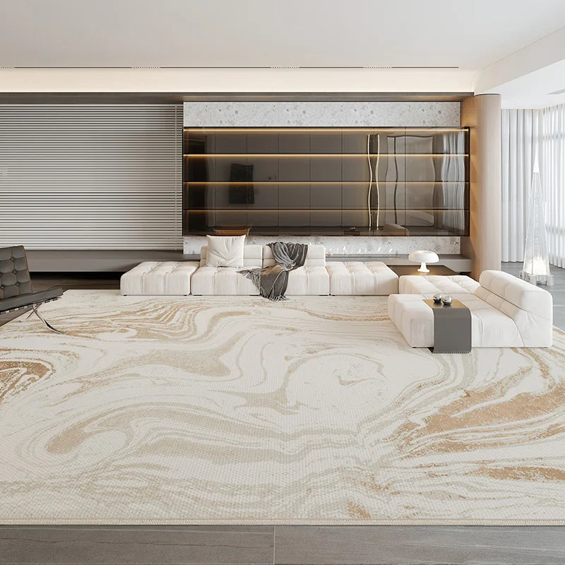 tapis beige marbre 60x90cm