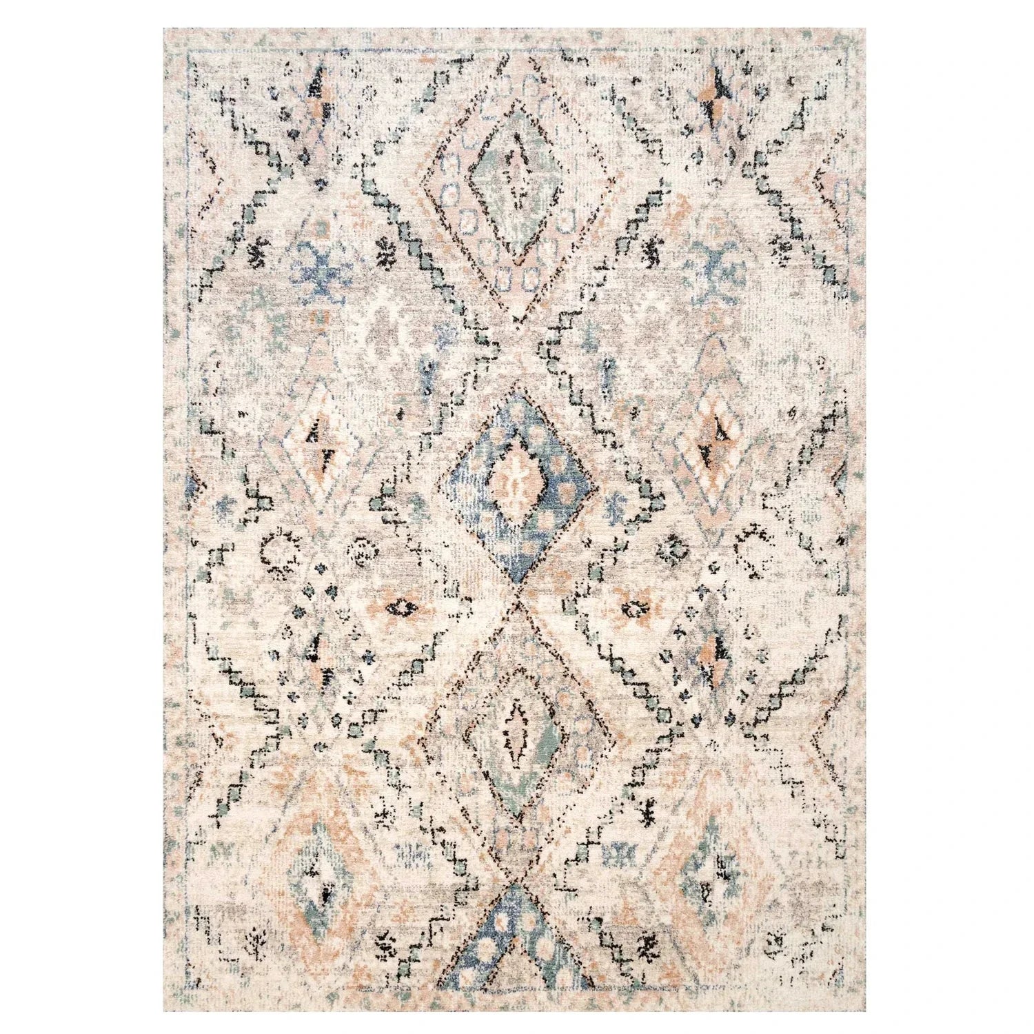 tapis beige poil ras 40x60cm