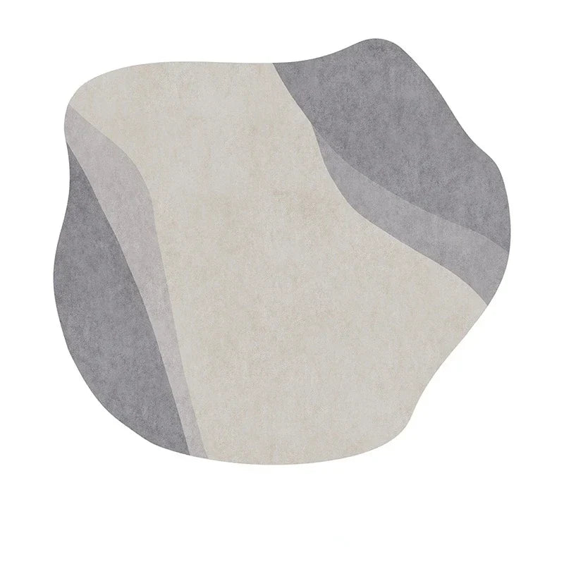 tapis beige pour chambre de bébé 80cm