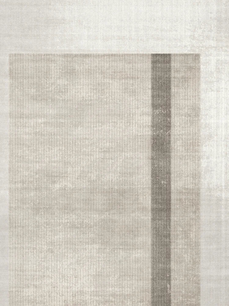 tapis beige salon poil ras 60x90cm