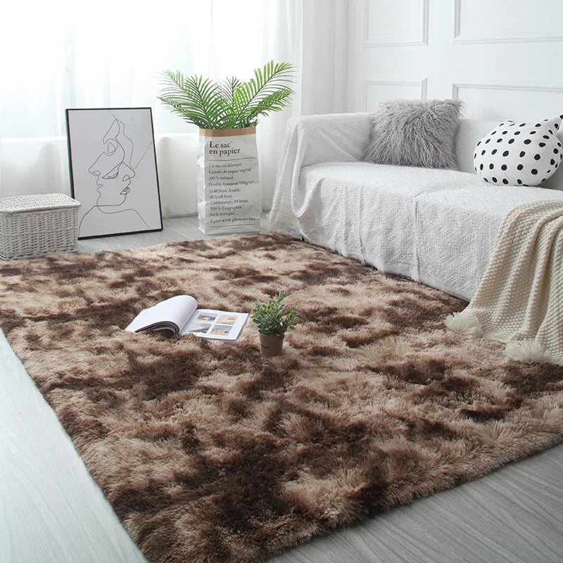 tapis beige shaggy 80x200cm
