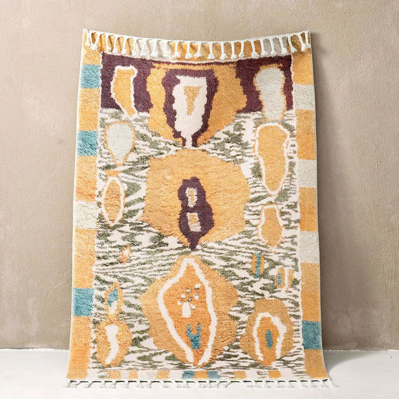 tapis berbère beige 80x150cm / CHINA